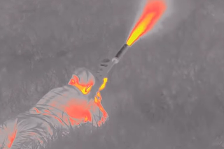 Feral Hogs Cannot Hide from a Thermal Drone and a Hunter with a .50 BMG