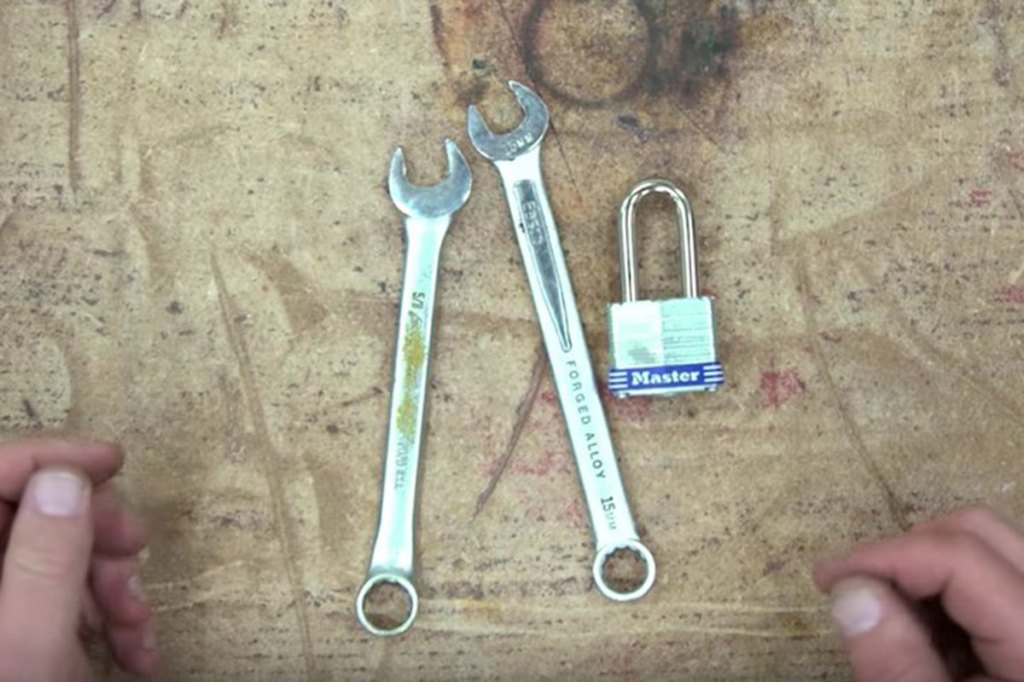 How to Break a Padlock With Only Two Wrenches Wide Open Spaces
