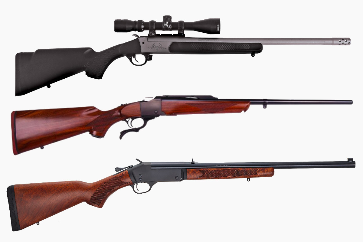 Three Thompson Center Single Shot Rifles Rock Island, 60% OFF