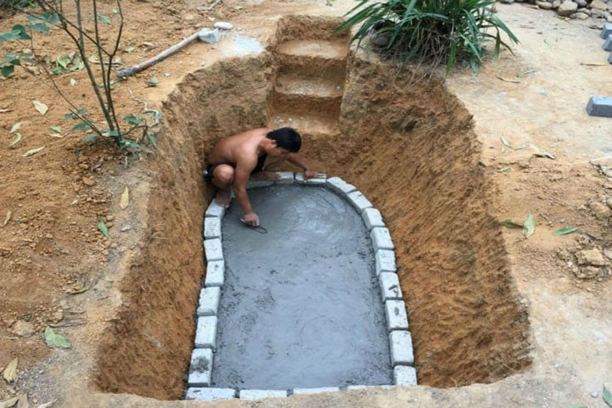 DIY pond