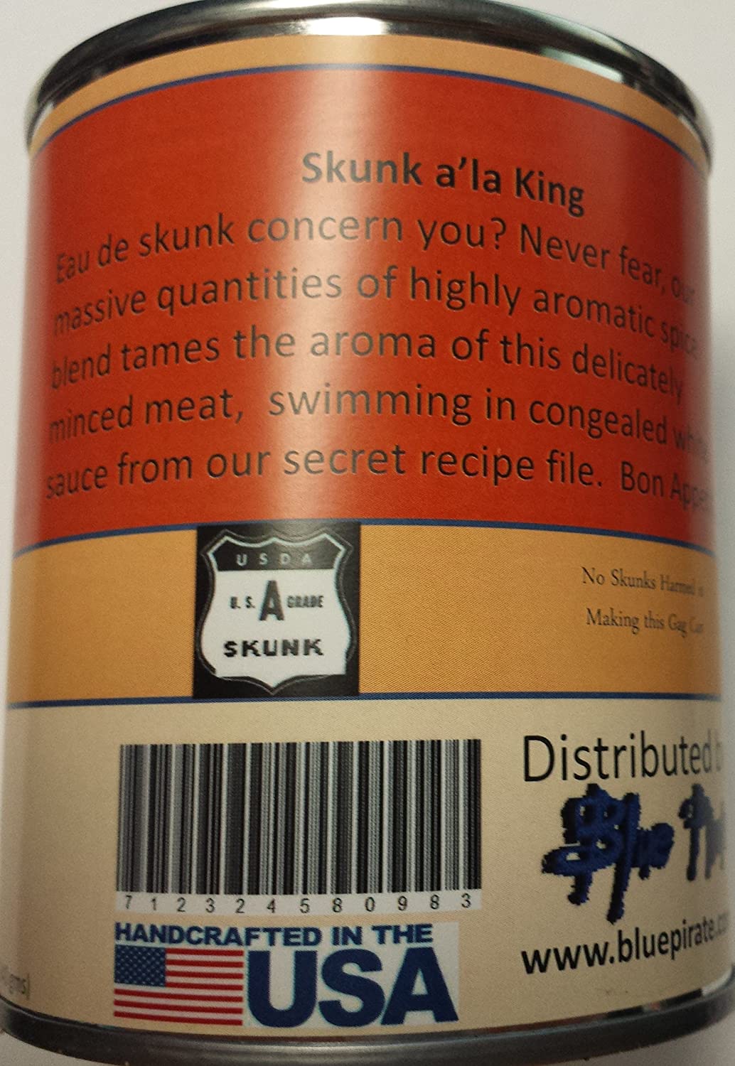 2 Skunk a'la King- Gag Can of Roadkill!