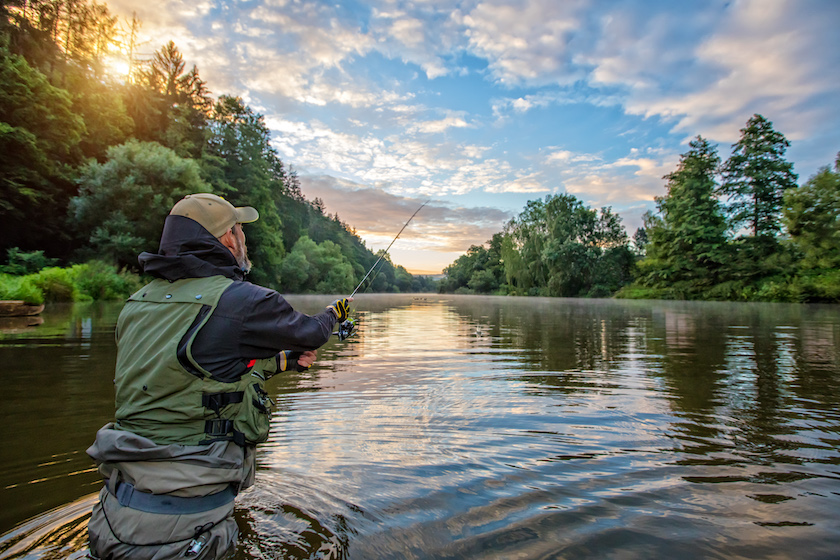 fly fishing vs. conventional fishing