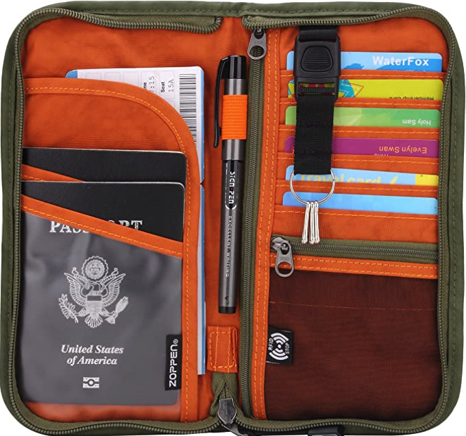 Zoppen RFID Travel Passport Wallet