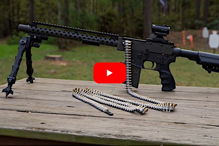 Nest" Grenade Launcher Round Can Shoot 18 Rounds of .22 Long