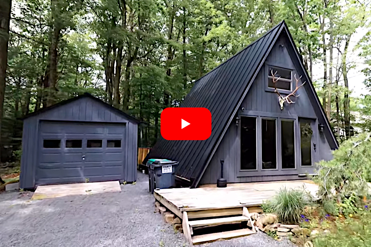 Tiny A-Frame Cabin