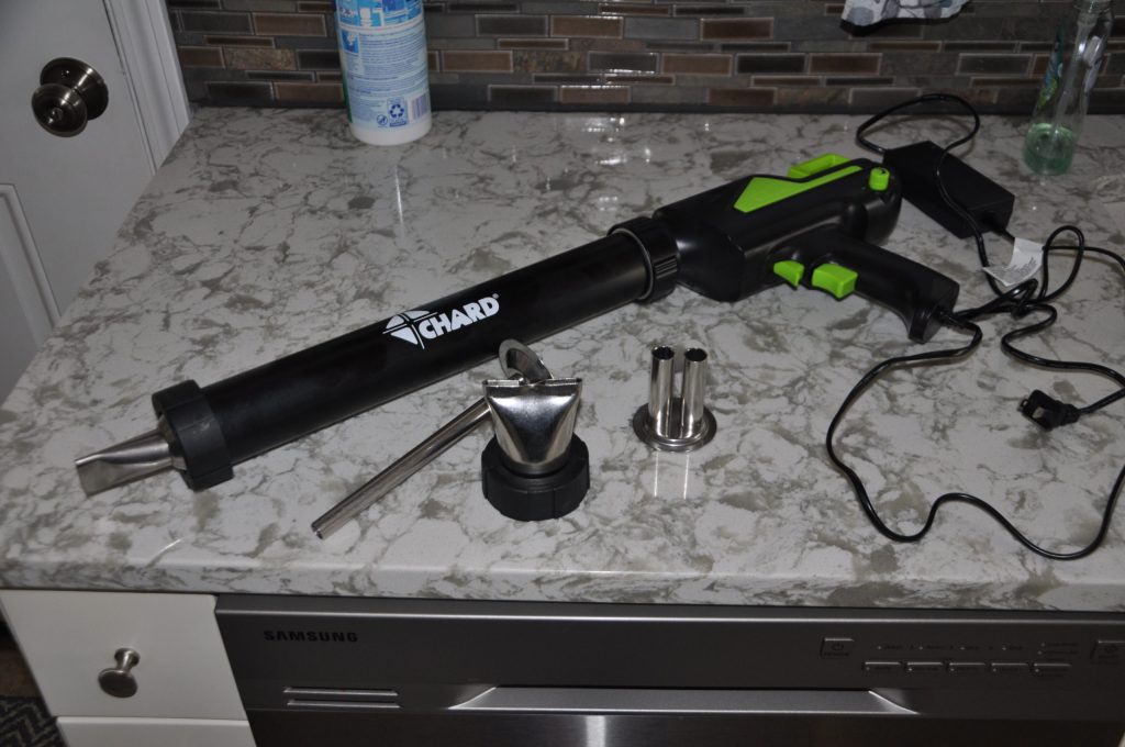 Review Chard Digital Dehydrator and Electric Jerky Shooter Wide Open