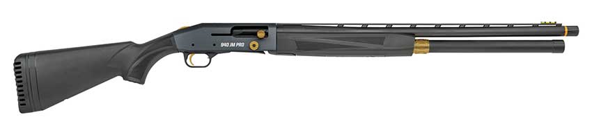 Mossberg JM Pro shotgun on a white background