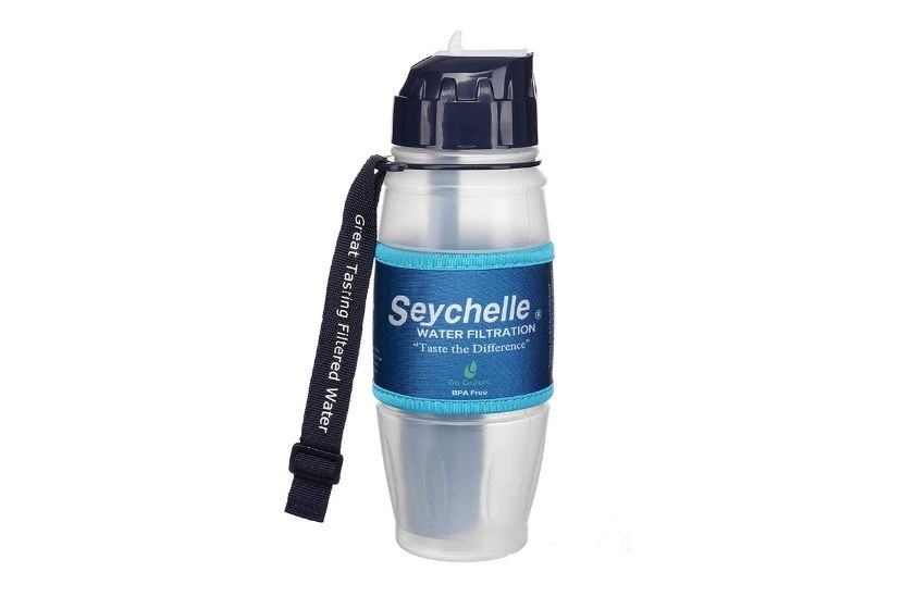 best filtered water bottle (Seychelle)