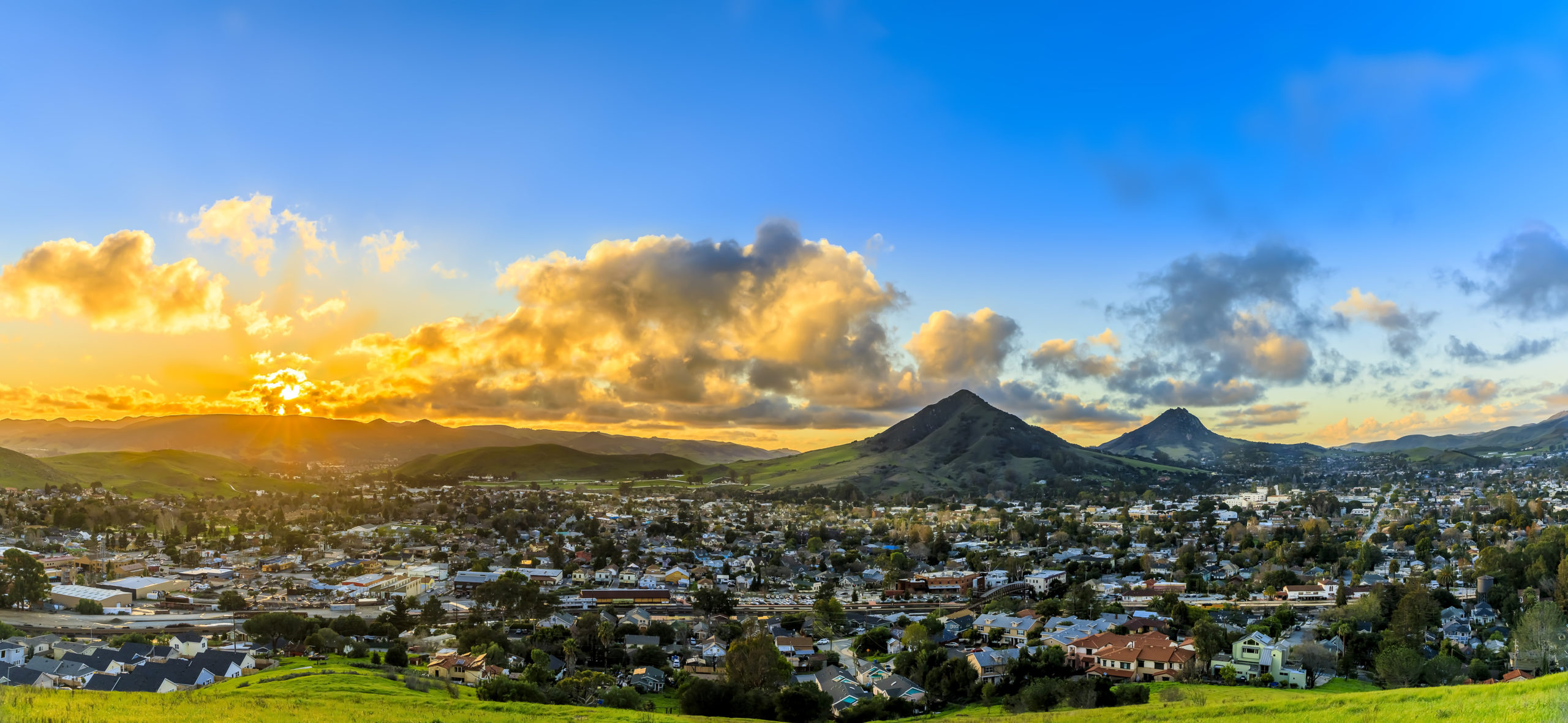 Panorama from Terrace Hill, San Luis Obispo, CA