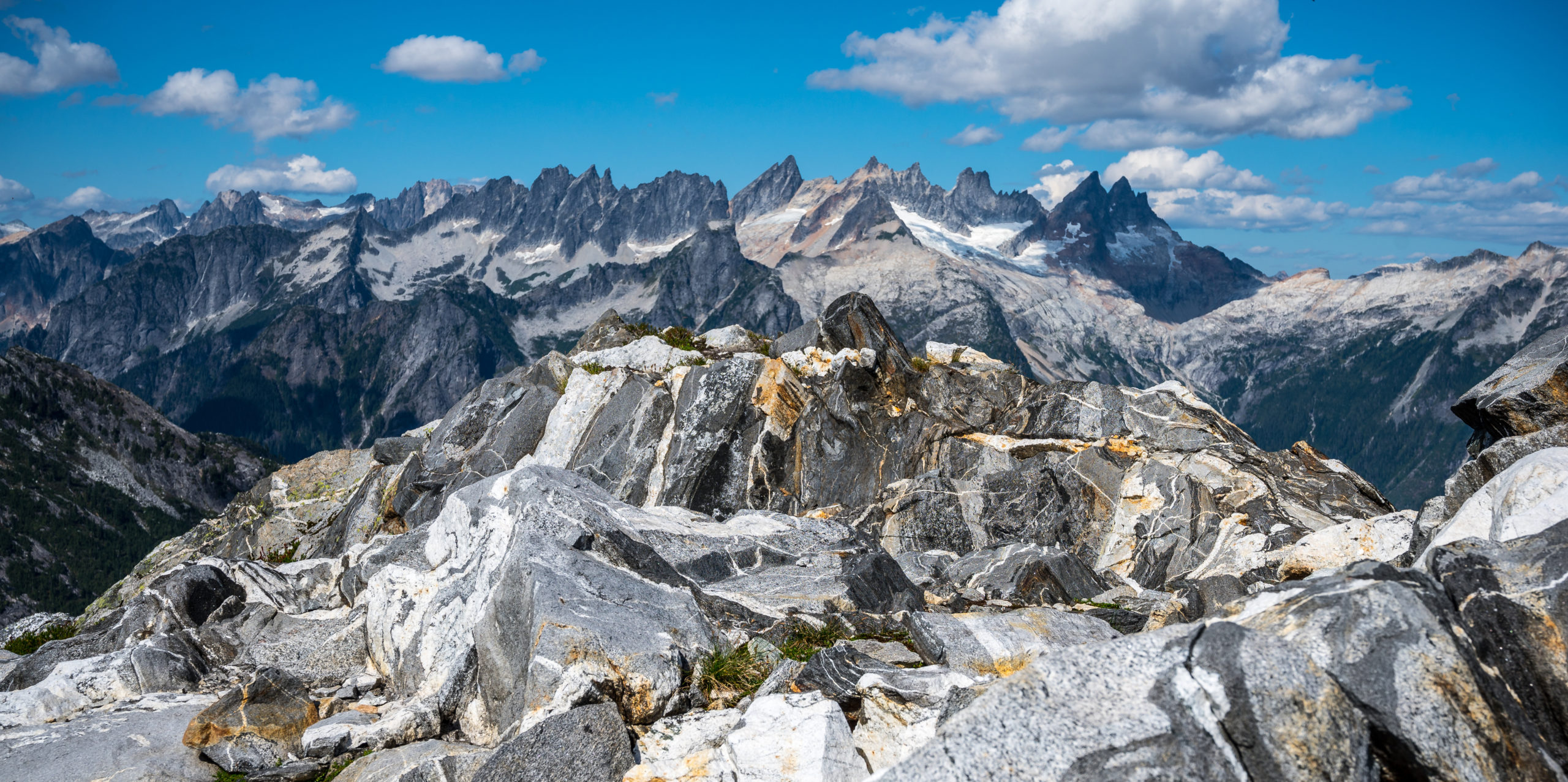 View from Trapper Peak, North Cascades National Park, Washington