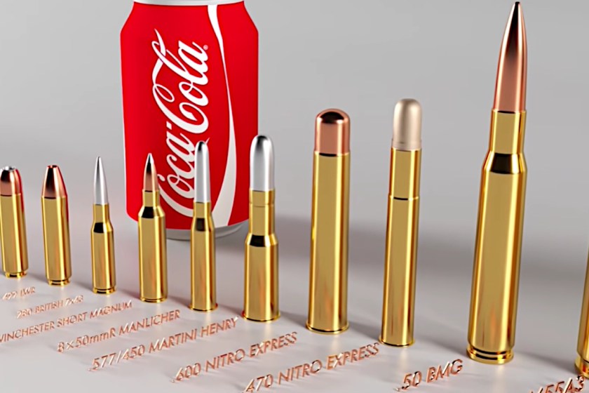 Ammunition Sizes Visualized From Smallest to Largest Wide Open Spaces