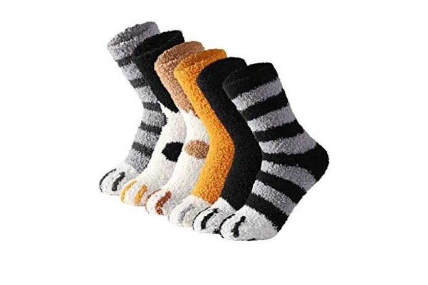 cat socks that look like real cat feet