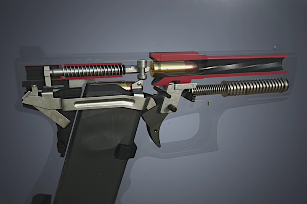 Detailed 3D Animation Demonstrates How a Glock 19 Works Wide Open Spaces