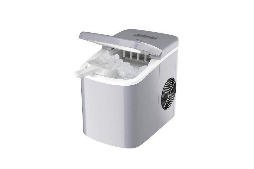 best portable ice maker from homelabs in silver