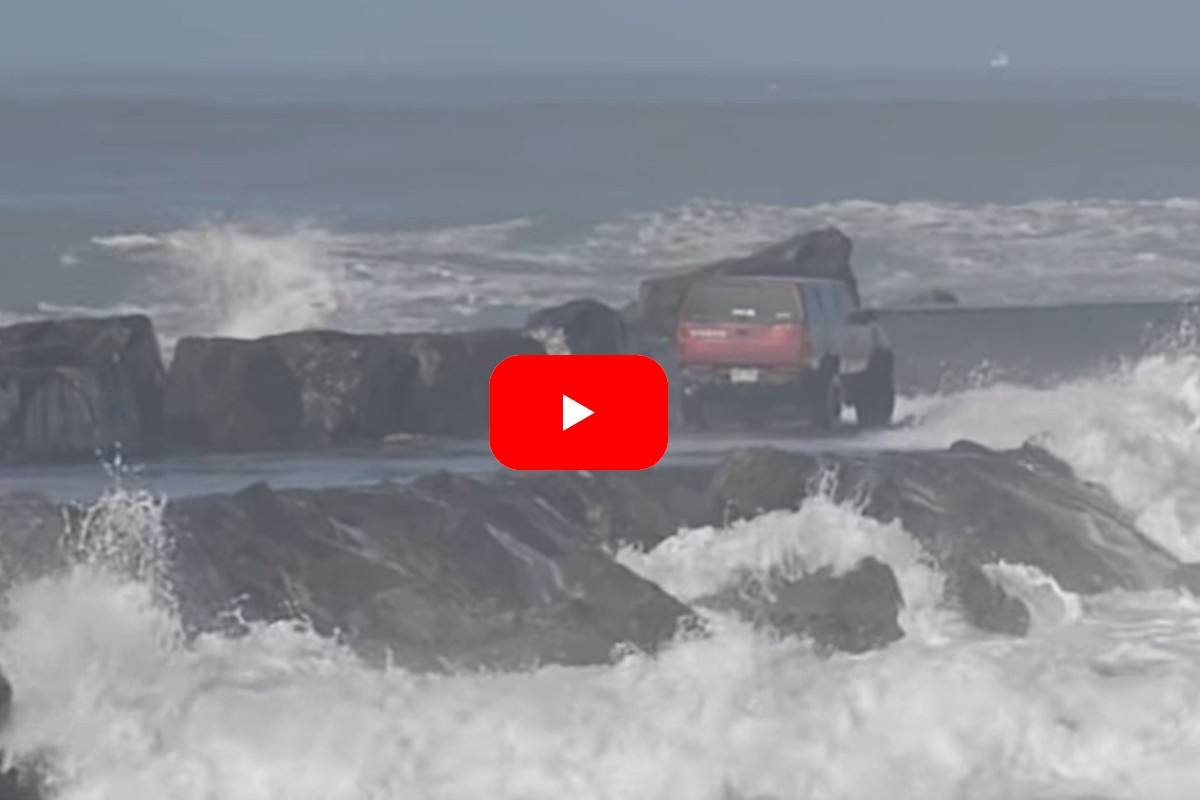 Truck on Jetty