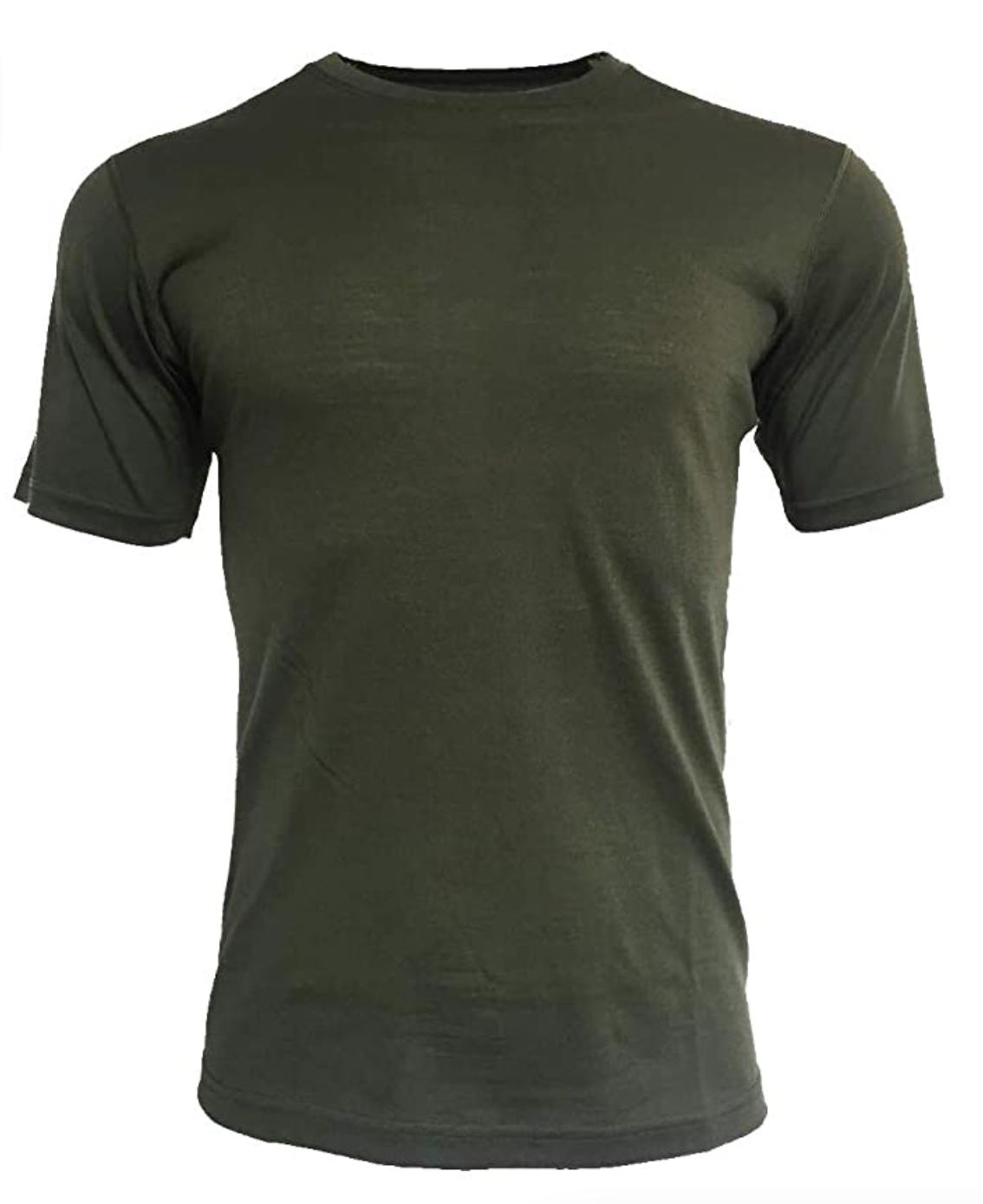 SHEEP RUN Men's Merino Wool Lightweight Hiking Running Workout Breathable Short Sleeve Crew Neck T Shirt