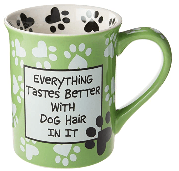 Dog Hair stoneware mug