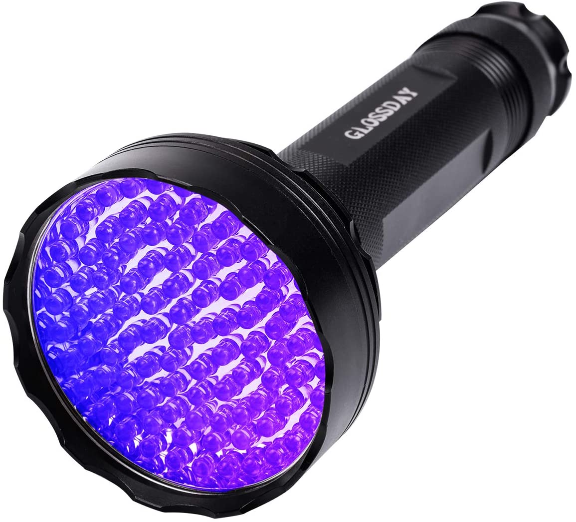 UV Black Light Flashlight,100 LED UV Flashlights, Super Bright Ultraviolet Flashlight Professional Blacklight Pet Urine Detector for Dog/Cat,Hunting Scorpions