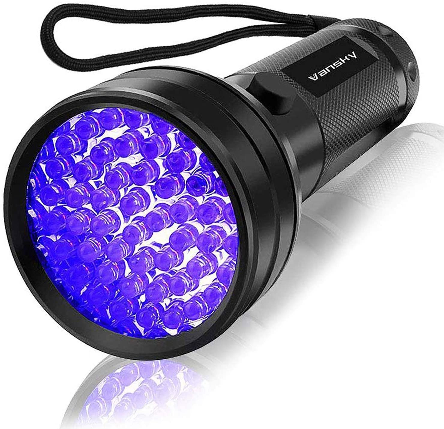 UV Flashlight Black light, Vansky 51 LED Blacklight Pet Urine Detector For Dog/Cat Urine,Dry Stains,Bed Bug, Matching with Pet Odor Eliminator