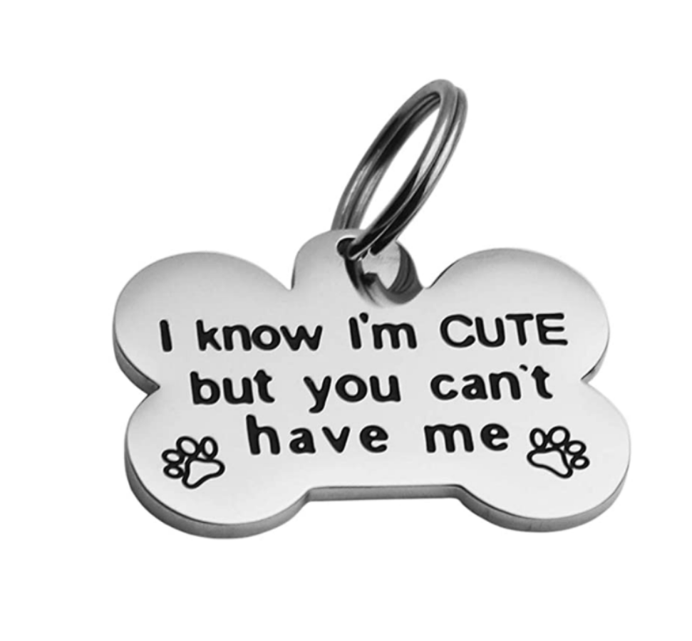 funny dog tags