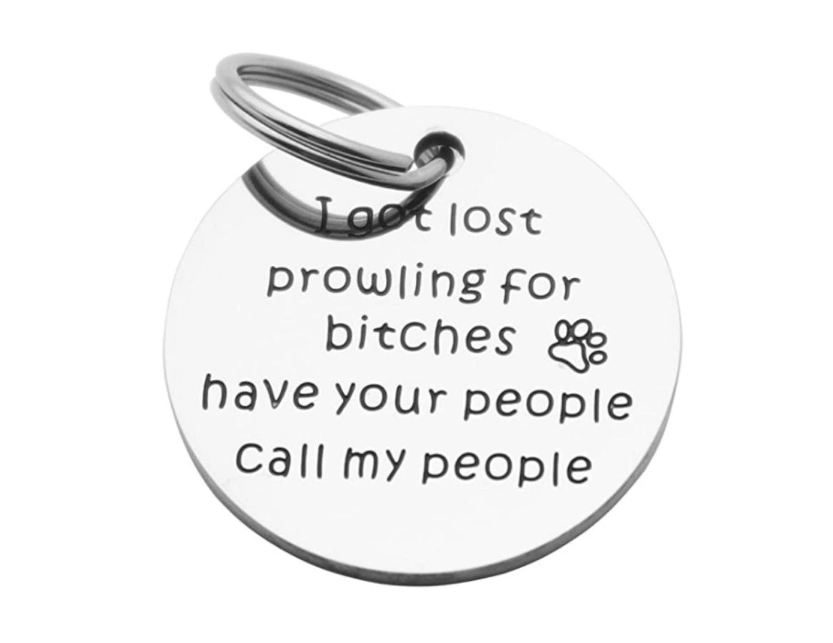 funny dog tags