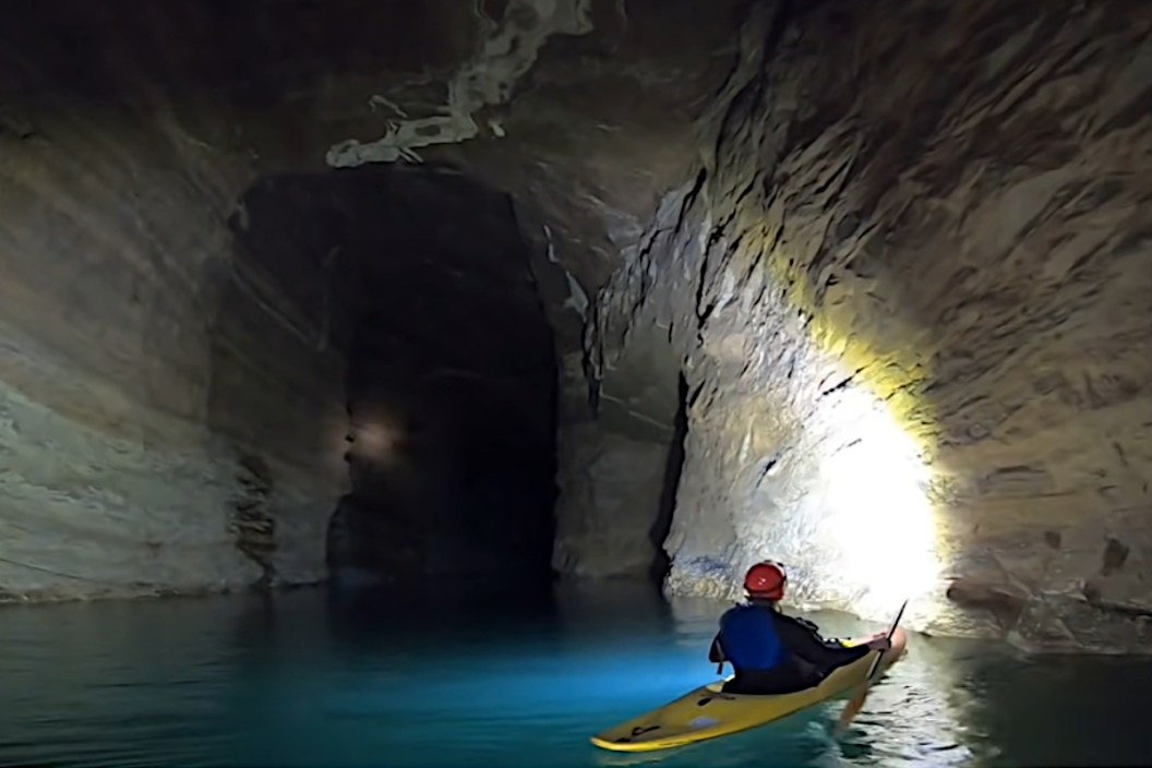 Kayaking Underground