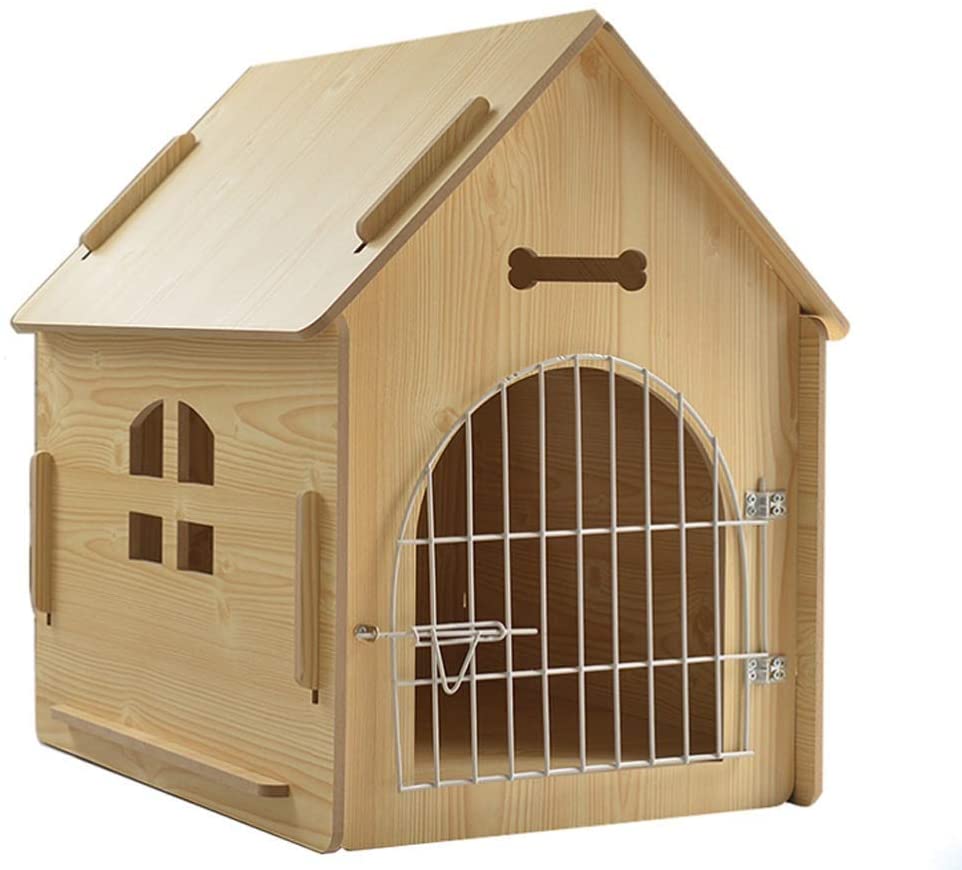 XBSXP Dog House Cat House Pet House Waterproof Weatherproof Dog Houses for Large Dogs Medium Dogs Small Dogs Ventilate Pet Kennel Indoor Outdoor Use Pet Dog House with Door