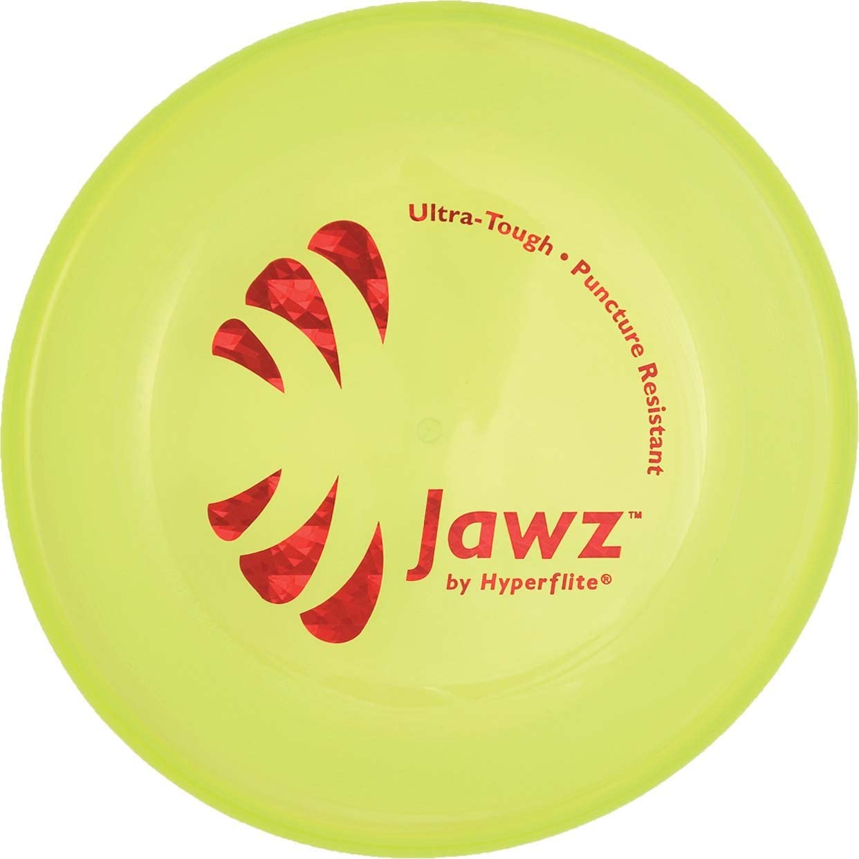 Hyperflite Jawz Lemon Lime Competition Dog Disc 8.75 Inch, Worlds Toughest, Best Flying, Puncture Resistant, Dog Frisbee, Not a Toy Competition Grade, Outdoor Flying Disc Training