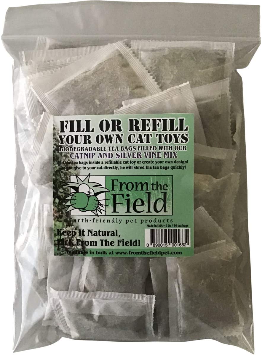 From The Field Fill Or Refilll Your Own Catnip Tea Bags