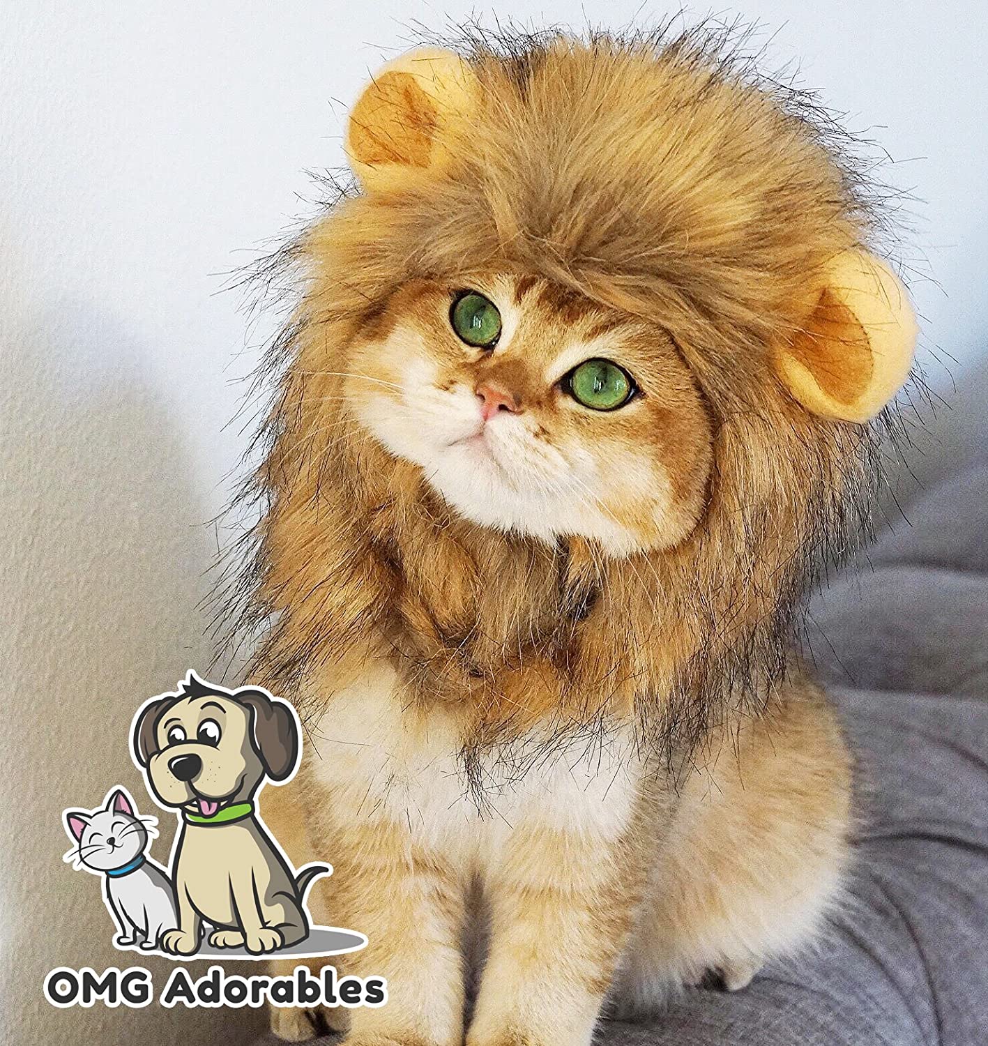 OMG Adorables Lion Mane Costume for Cat