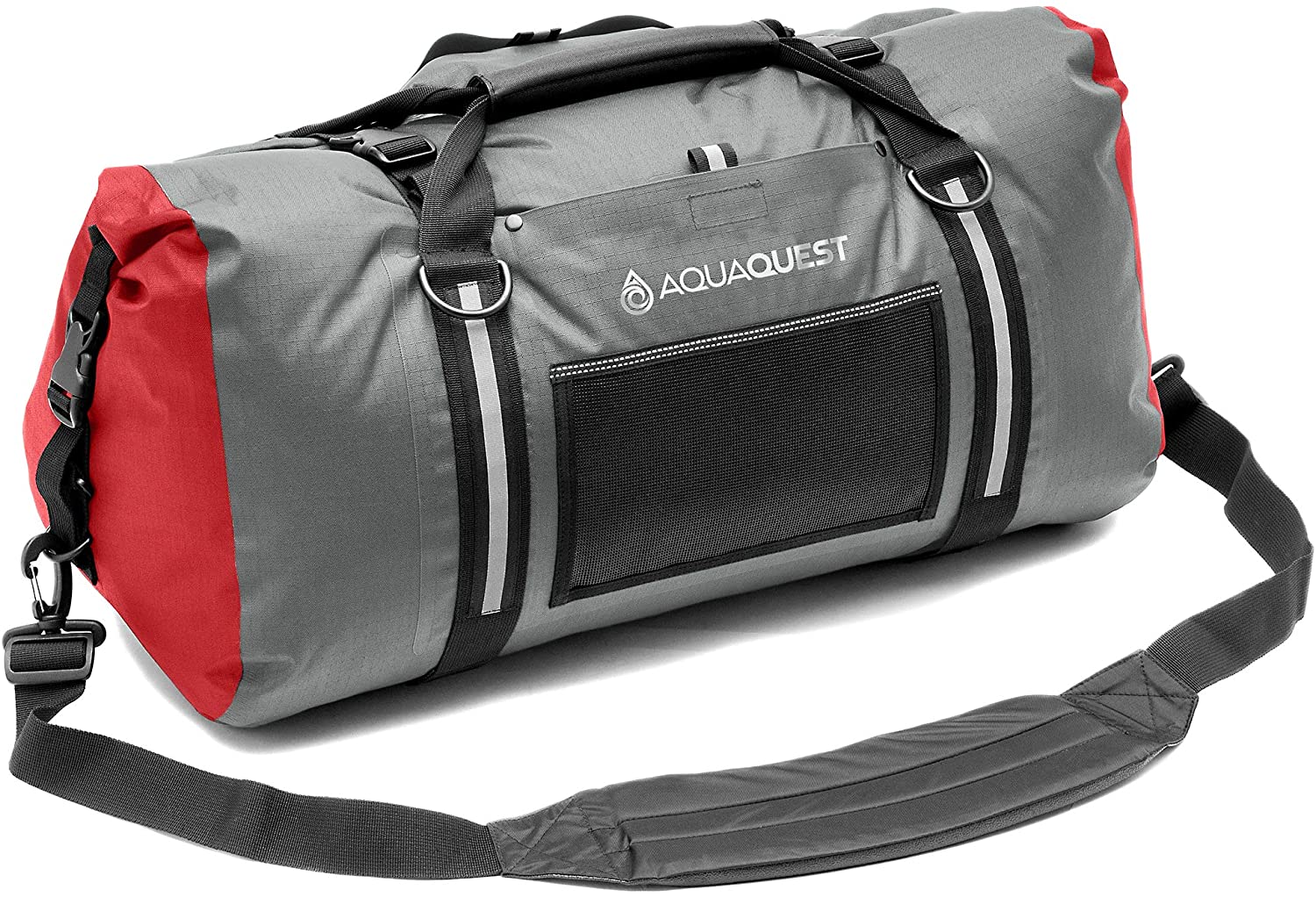 Aqua Quest White Water Duffel - 100% Waterproof, Heavy Duty, Versatile, Comfortable - Durable Protective Dry Bag for Travel, Sport, Motorcycle, Boat, Fishing - 50, 75, or 100 L
