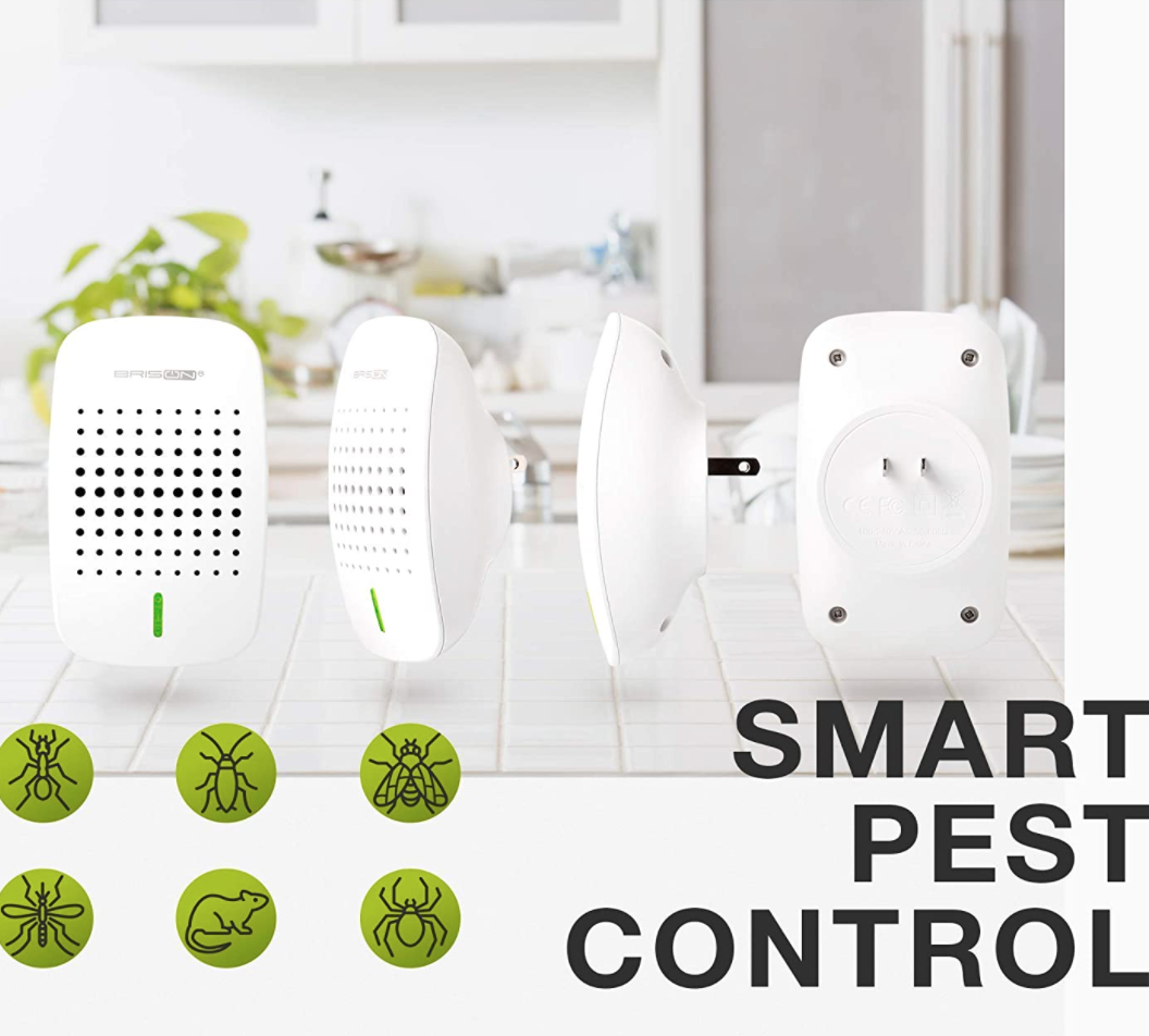 BRISON Indoor Electronic Pest Repeller - Bionic & Ultrasonic Insect & Rodent Repellent Plug-in - Pest Control & Get Rid of Roaches...