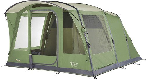 Vango Odyssey Inflatable Family Tunnel Tent, Epsom Green, Airbeam 500SC