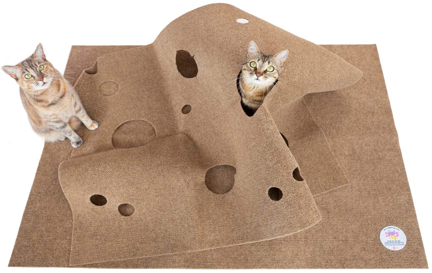 Cat Play Mat With Hanging Toys Activity Center For Bored Cats