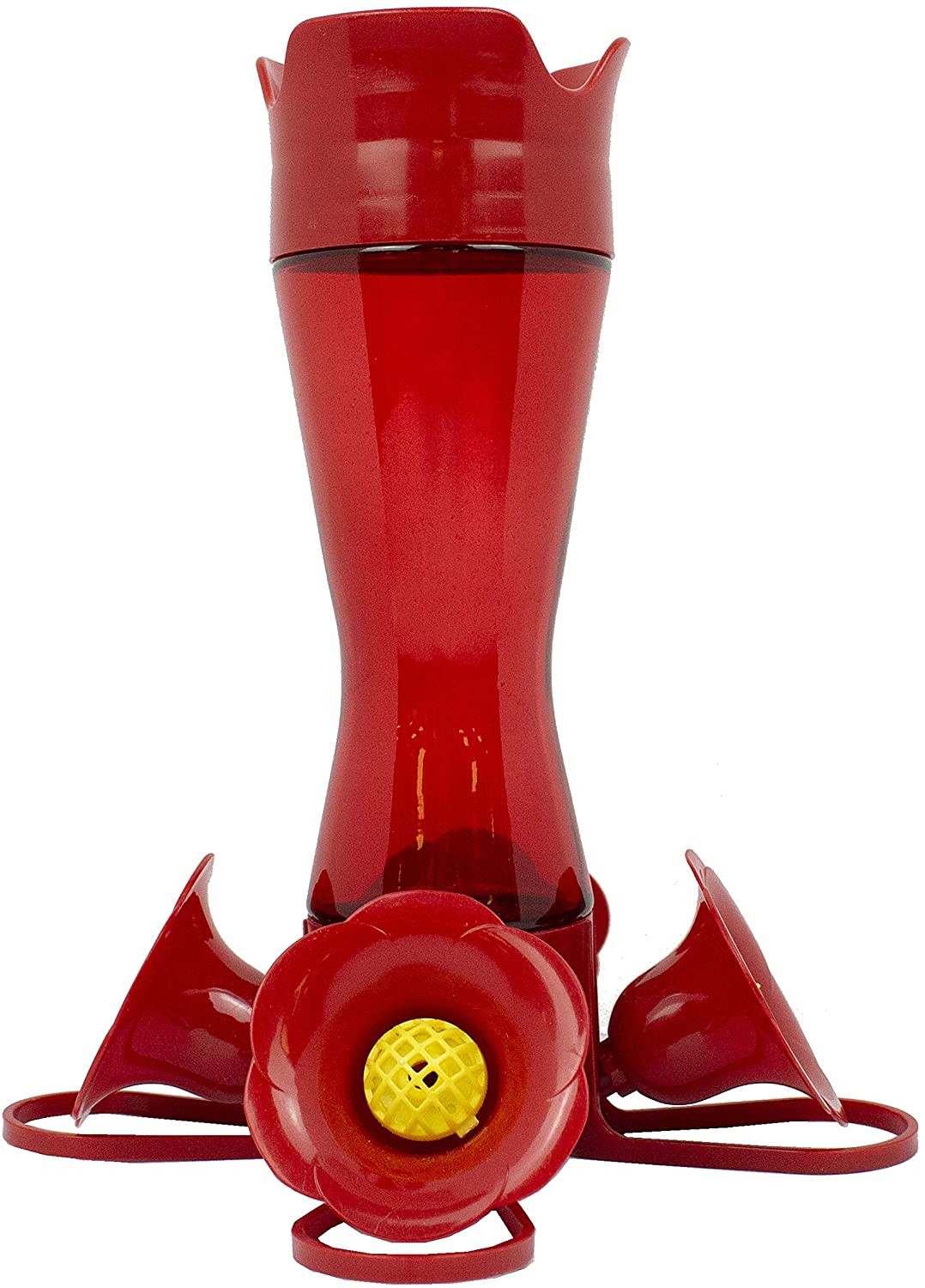 Perky-Pet 203CPBR Pinchwaist Hummingbird Feeder, Red Glass