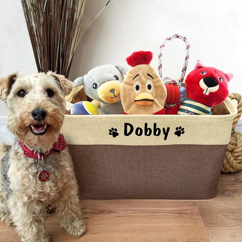 dog toy basket