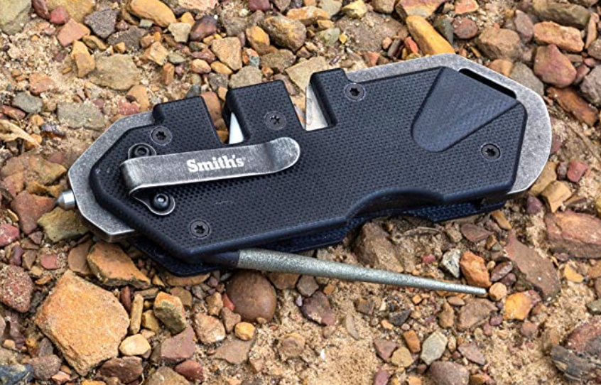 Smith's 50979 Pocket Pal Knife Sharpener-PP1-Tactical Black