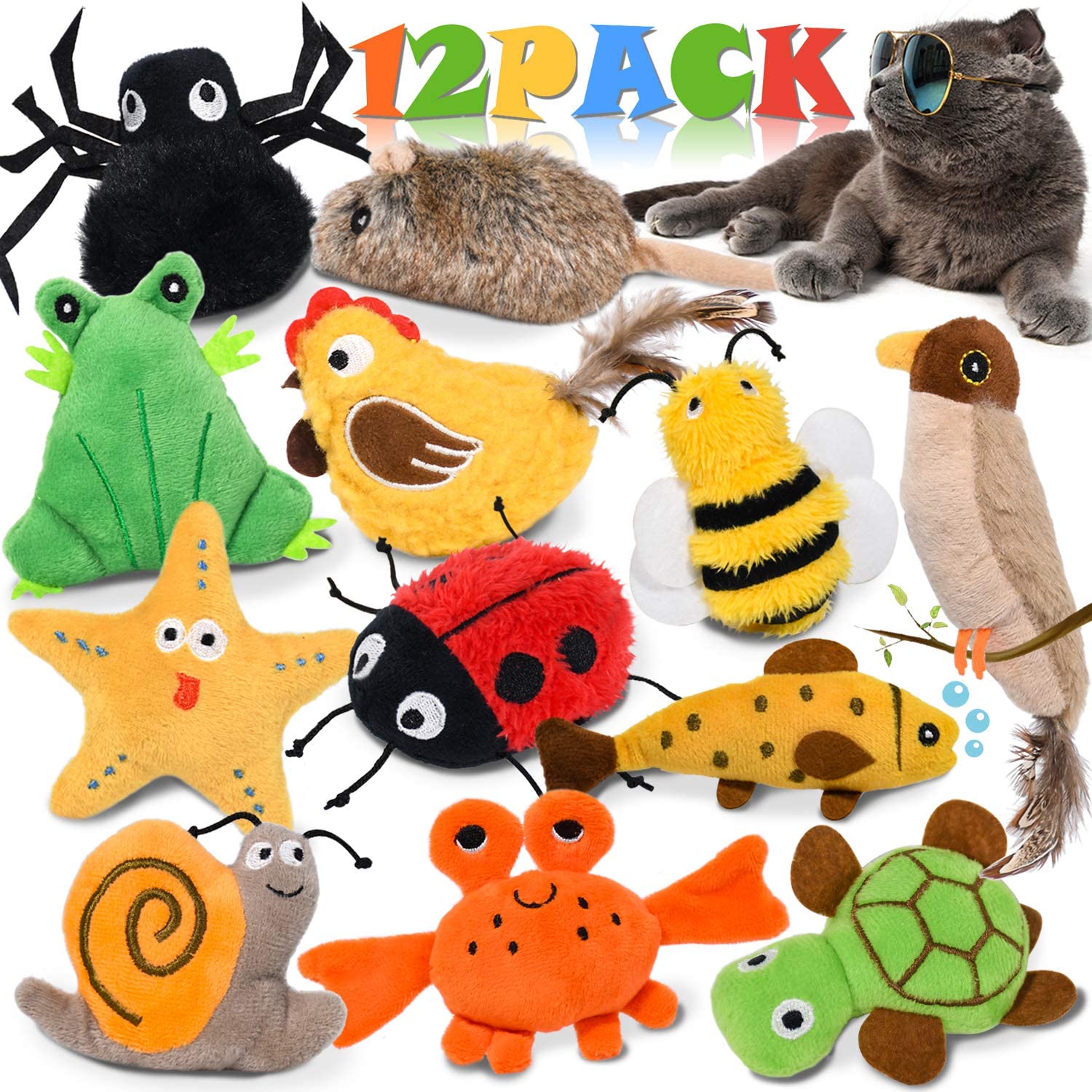 Crinkle Cat Toys