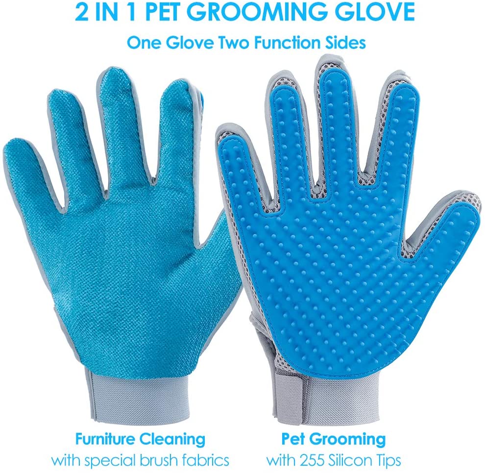 pet bathing gloves