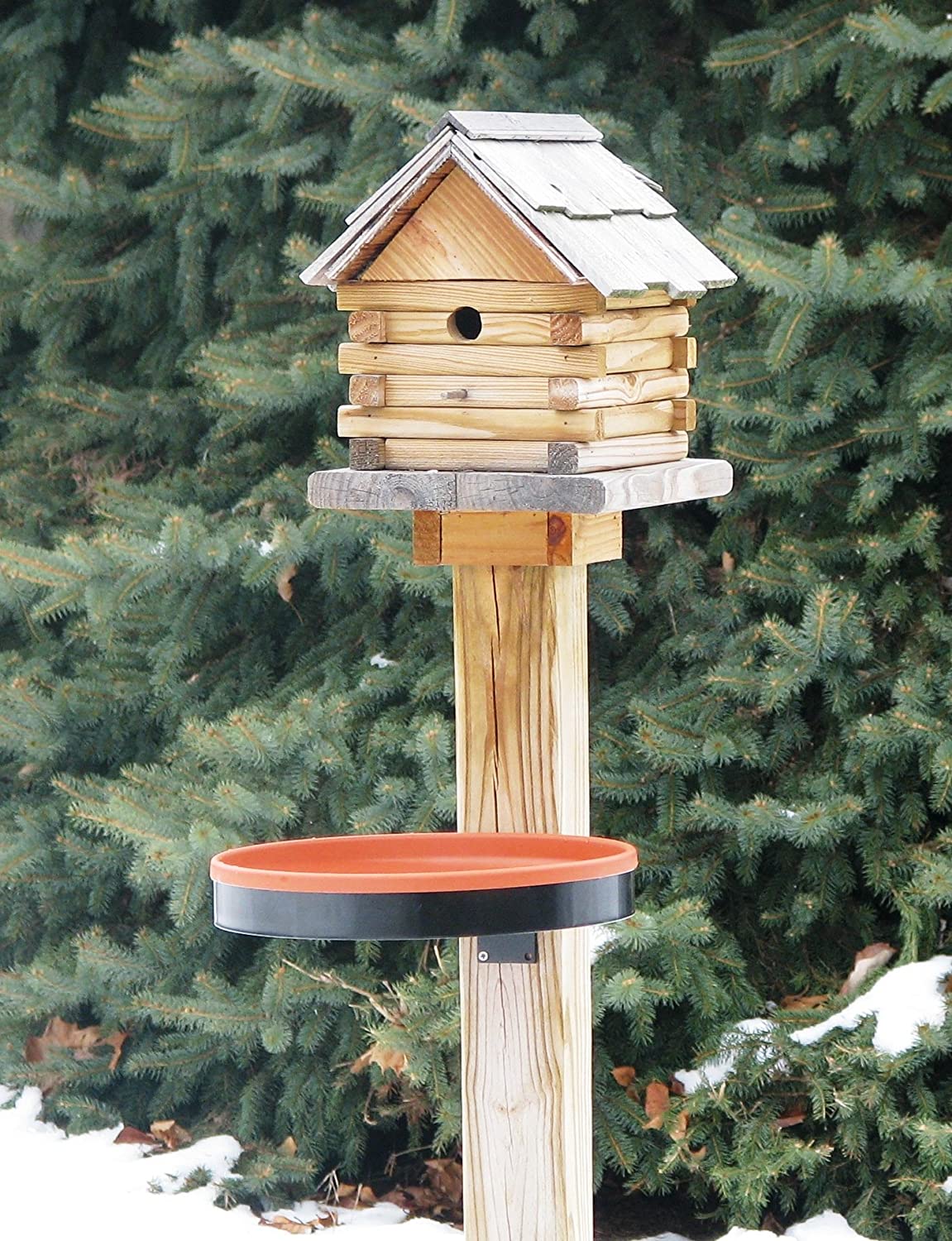 heated bird bath