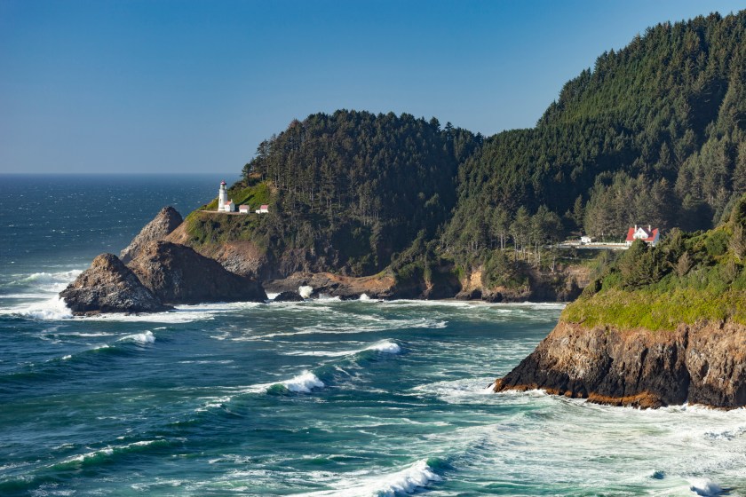 Heceta Head Light in Florence, Oregon, USA