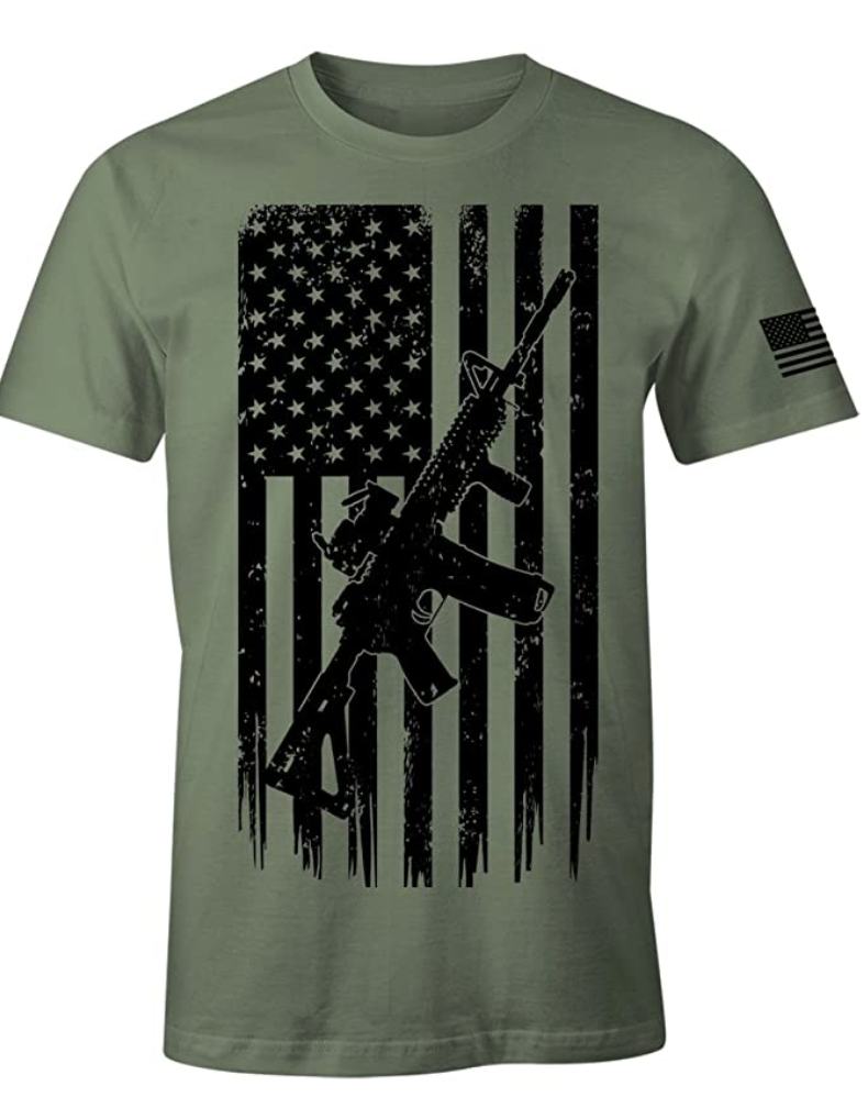 2nd Amendment T-Shirt Pro Second Amendment USA American Flag Patriotic T-Shirt