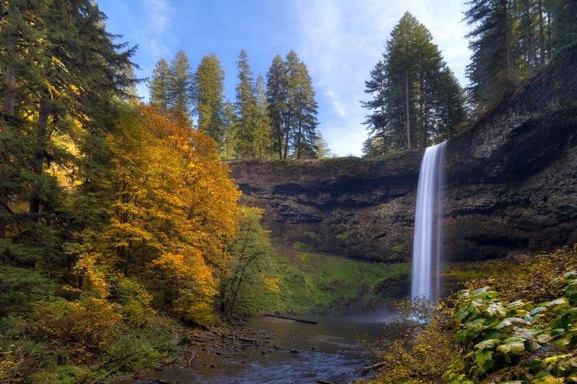 Falls Colors at South Falls in Silver Falls State Park