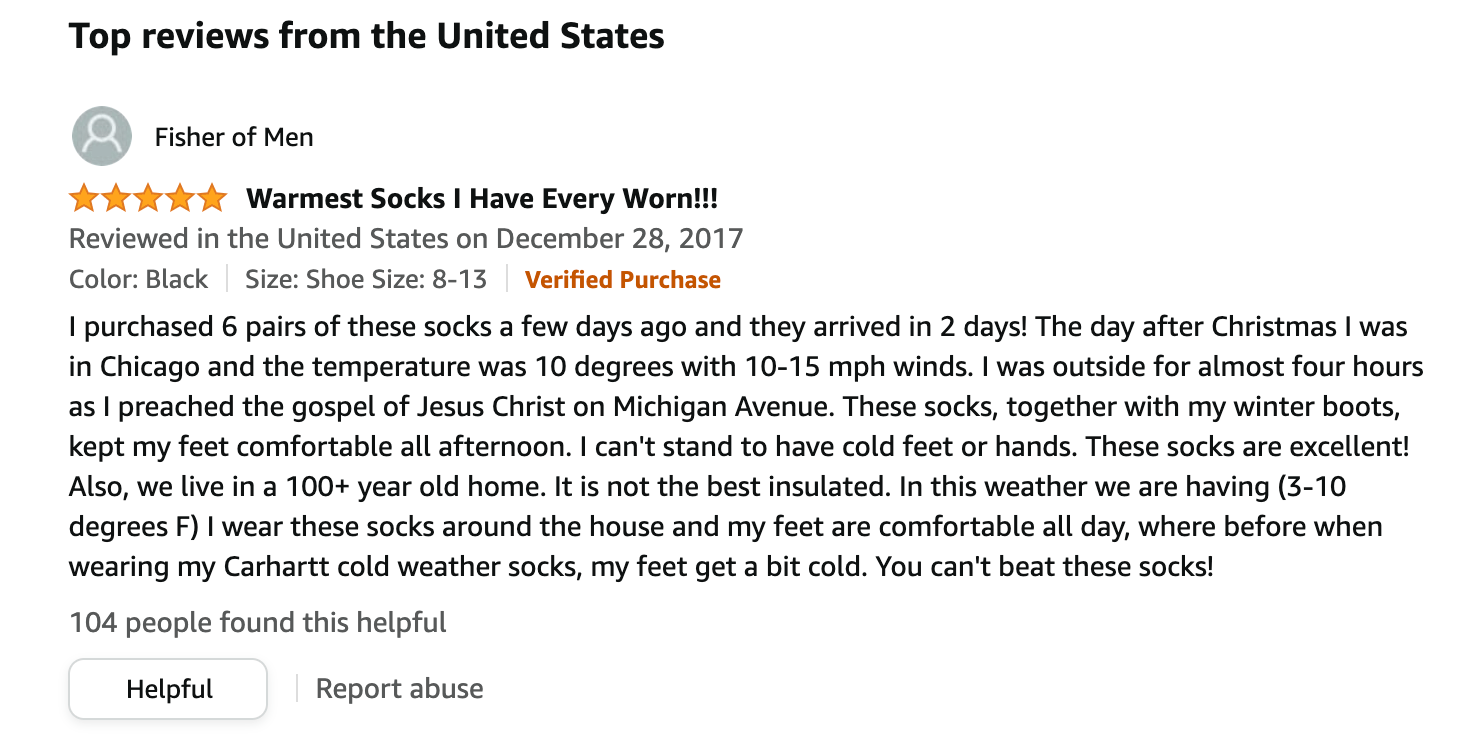 thermal socks