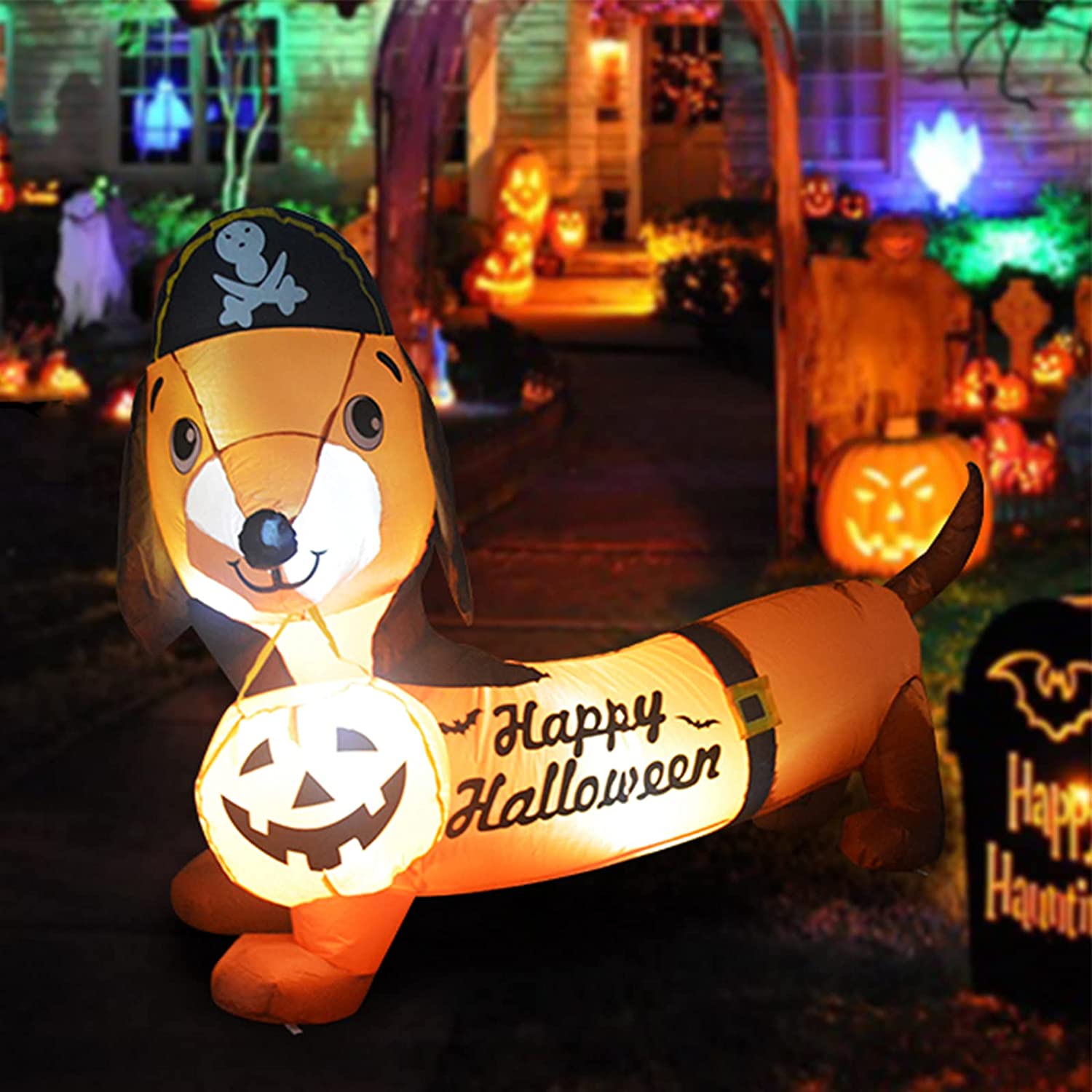 halloween inflatable dog