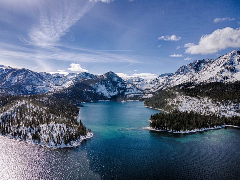 Emerald Bay in the Winter by Dave Fleishman - 