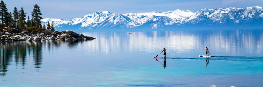 Paddle boarding Lake Tahoe 
