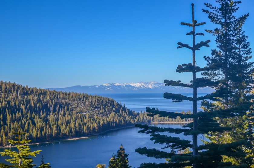 Amazing view of Emerald Bay, Lake Tahoe, California.