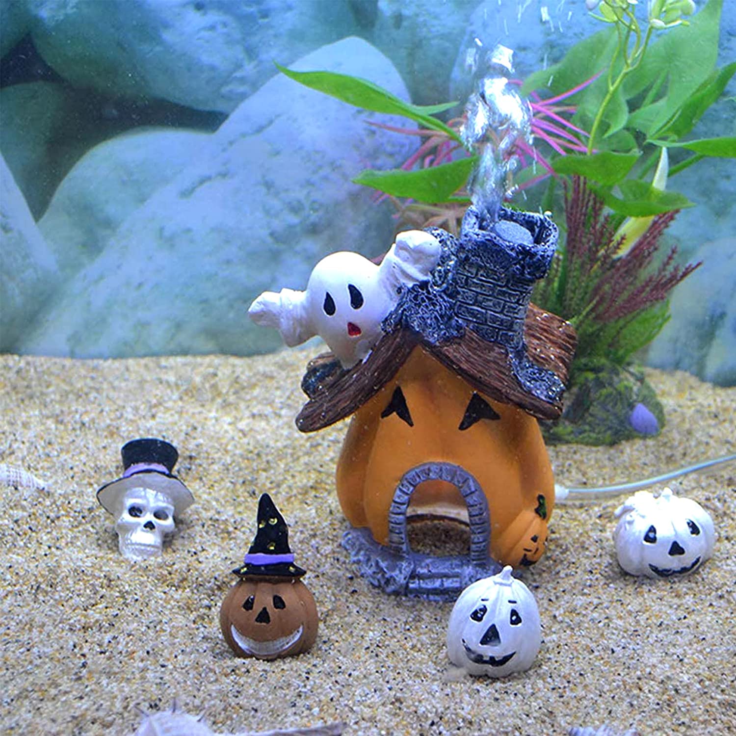 Fish Tank Halloween Decor