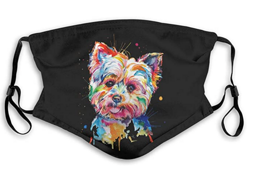 terrier black face mask